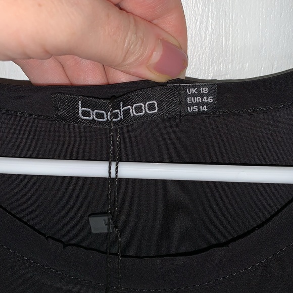 NWT 14 BooHoo Plus Natalie Corset Detail Bodysuit - Picture 12 of 12